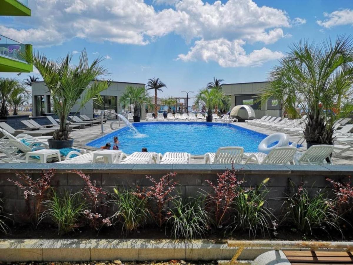 Blue Apartment In Spa N Pool Beach Resort Navodari Luaran gambar